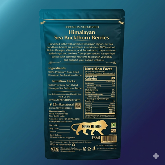 🫐 Himalayan Sea Buckthorn Berries